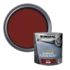 Ronseal Diamond Hard Garage Floor Paint Tile Red 2.5Ltr -Harris Paint Store 84663 P