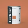 LickPro Eggshell Orange 04 Emulsion Paint 5Ltr -Harris Paint Store 896JX P