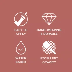 LickPro Matt Red 04 Emulsion Paint 5Ltr -Harris Paint Store 948JY A4