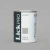 LickPro Eggshell Grey BS 00 A 05 Emulsion Paint 5Ltr -Harris Paint Store 973JY P