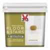 V33 Satin Cotton Off-White Acrylic Floor & Stair Paint 750ml -Harris Paint Store 983GX P