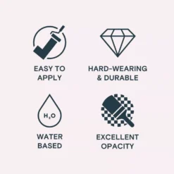 LickPro Eggshell Purple 05 Emulsion Paint 5Ltr -Harris Paint Store 998JY A4